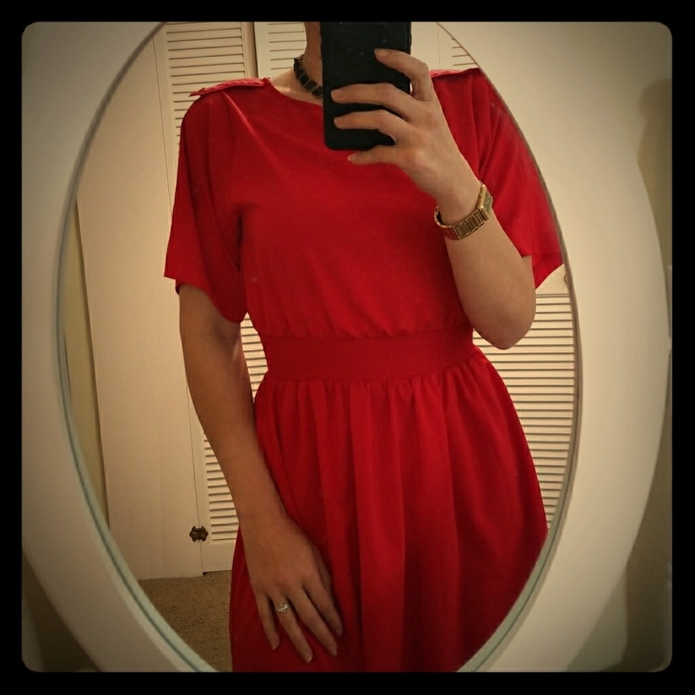 🎈Red CK Light Knee Length Dress